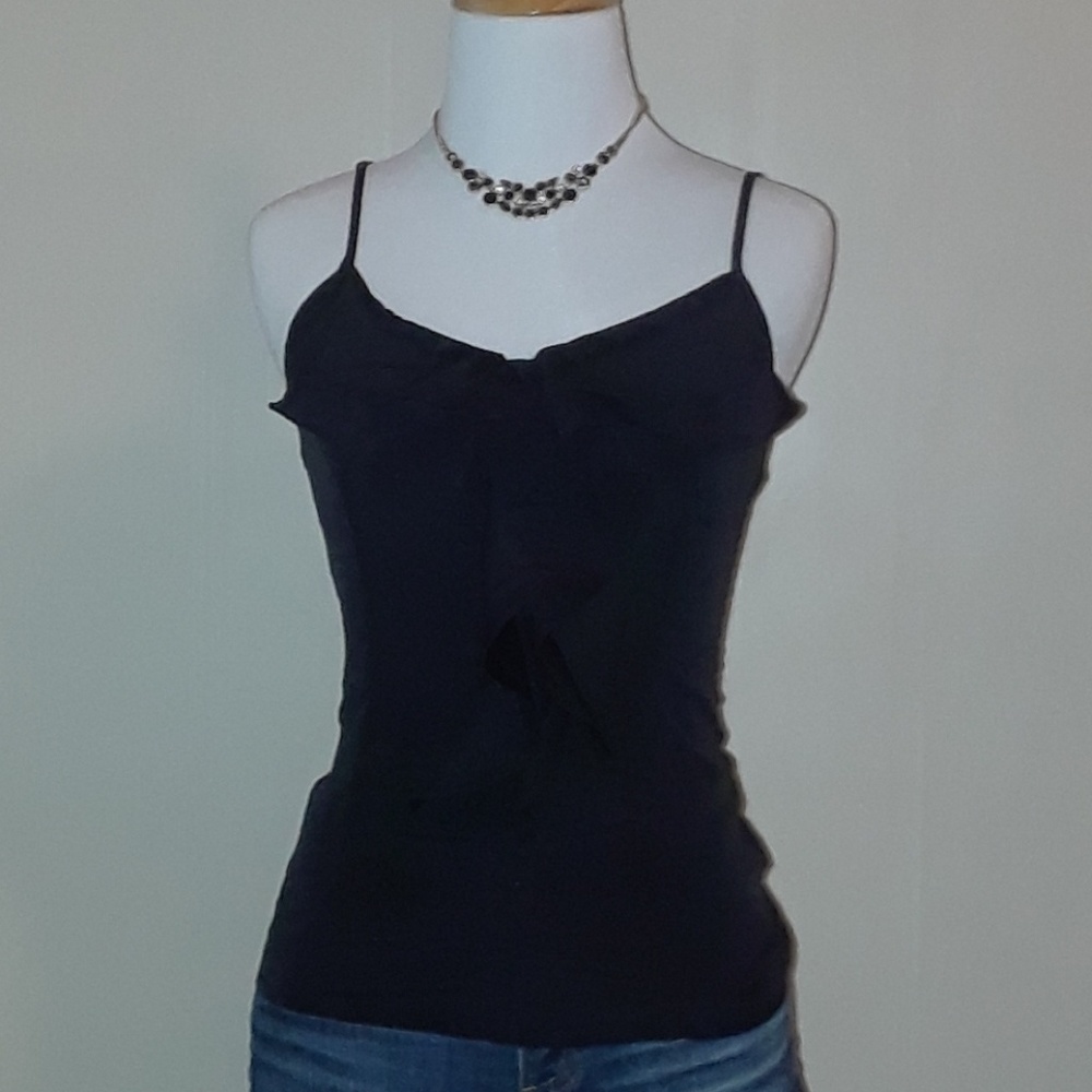 Miley Cyrus Max Azria black camisole